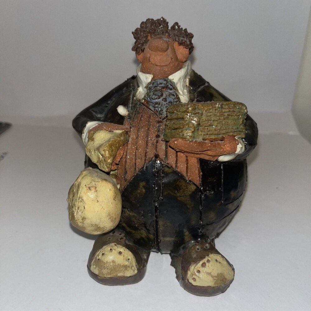 Original Sara Meadows Vintage Lawyer Attorney Balloon People Signed 1984